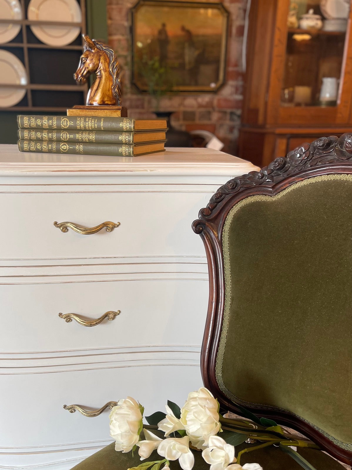 White French Provincial Dresser