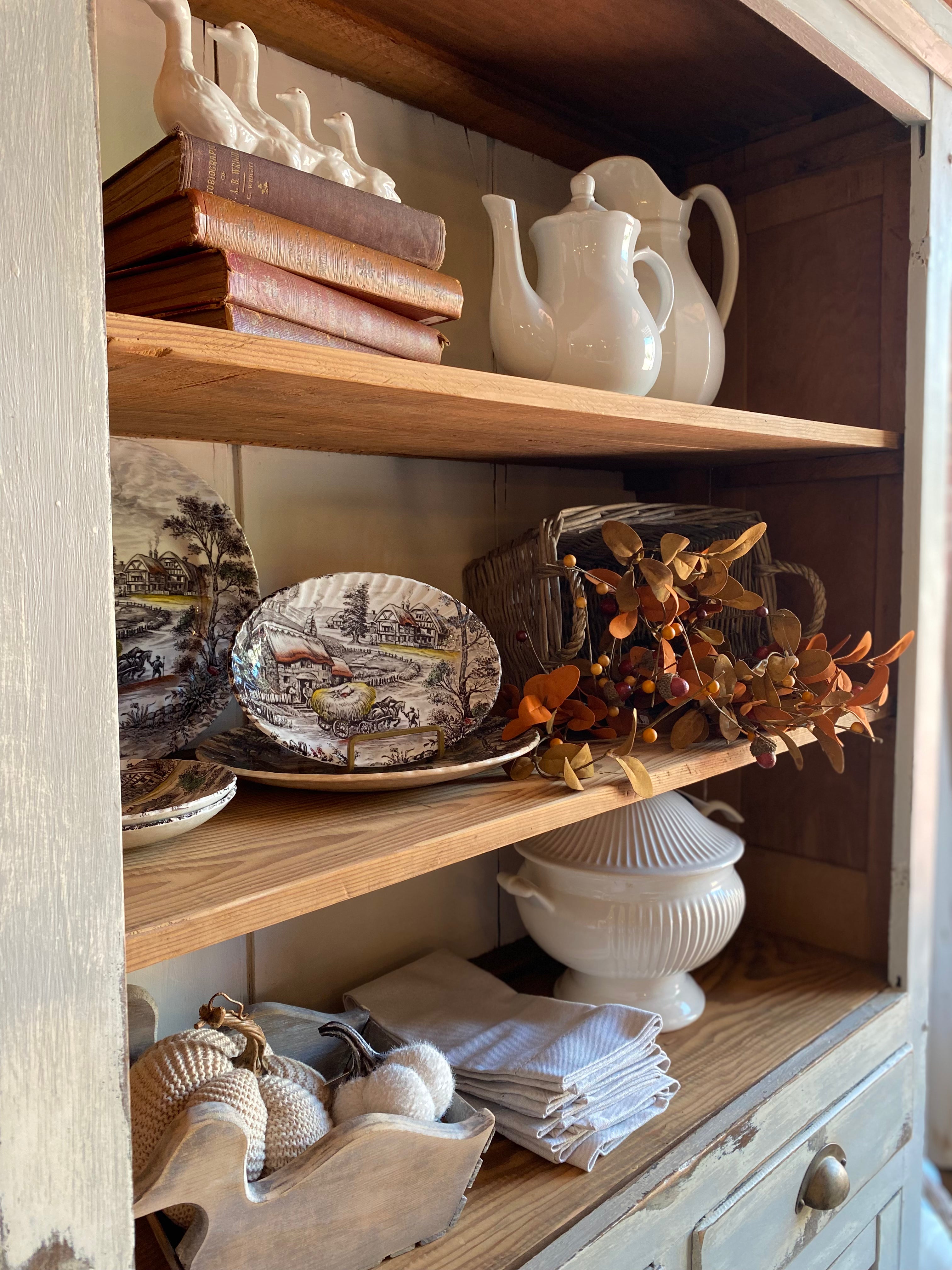 Antique country cupboard