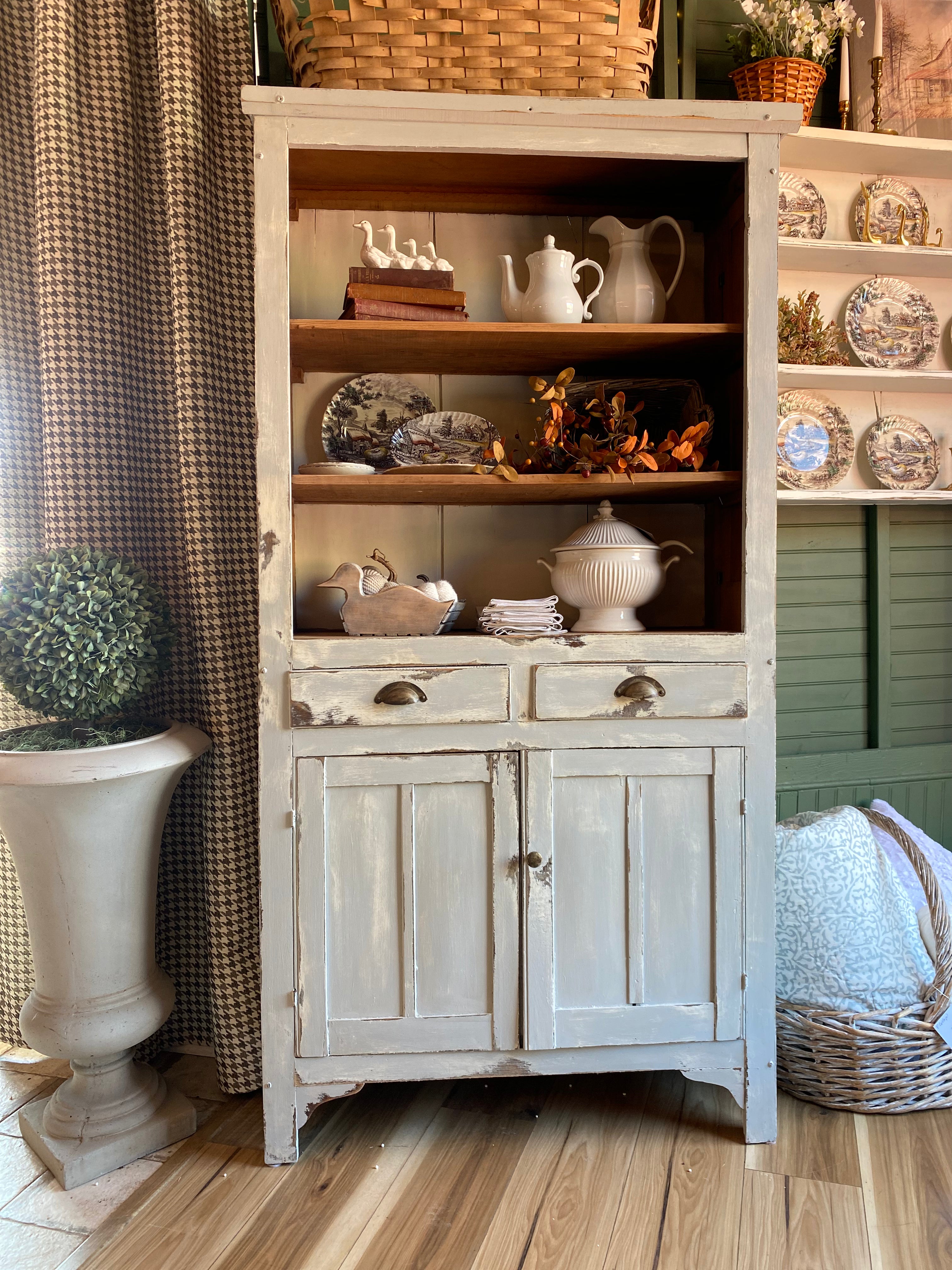 Antique country cupboard